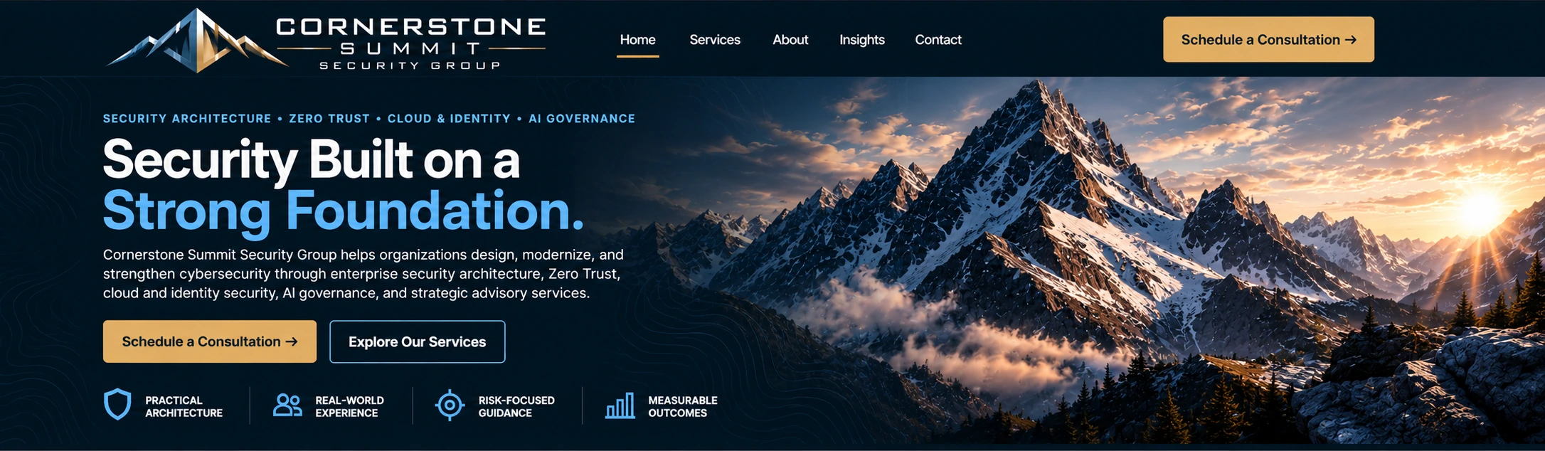Cornerstone Summit Security Group — Security Built on a Strong Foundation
